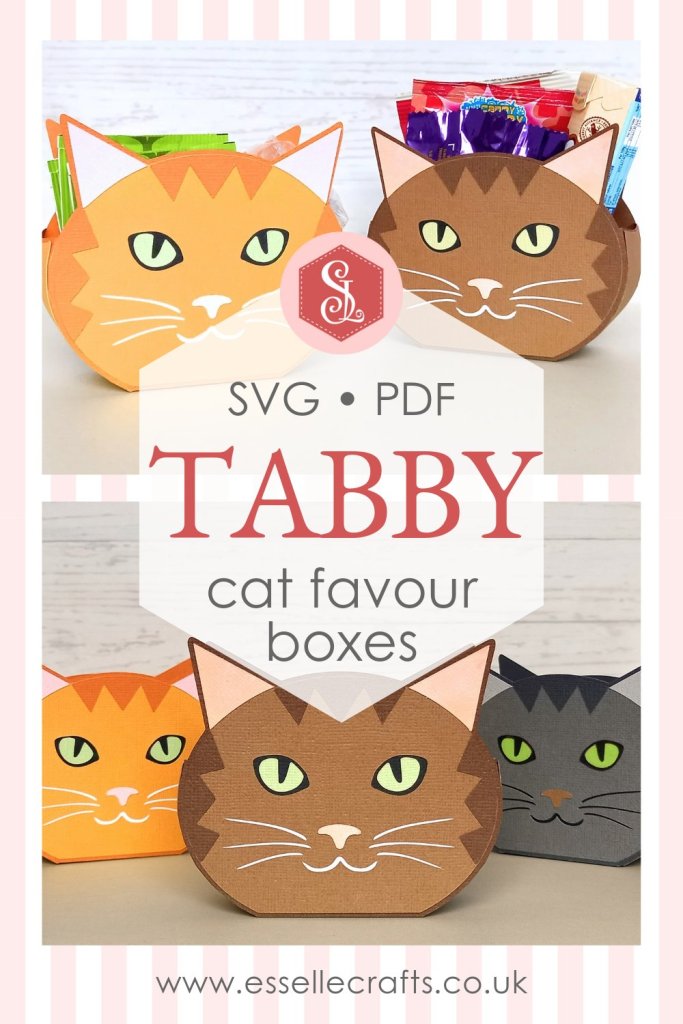 Tabby Cat Favour Boxes by Esselle Crafts