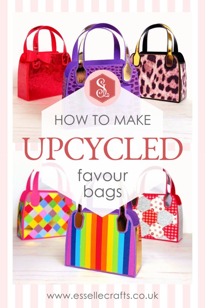 How to make upcycled favour bags blog post by Esselle Crafts