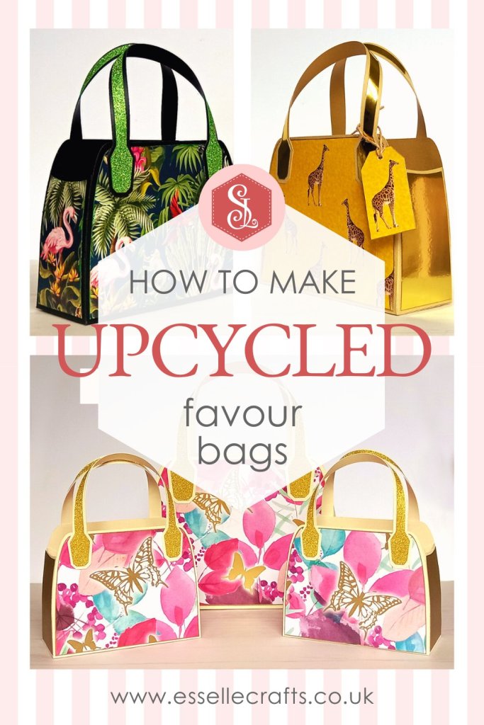 How to make upcycled favour bags blog post by Esselle Crafts