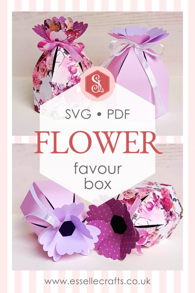Pink Flower Favour Boxes for special occasion treats