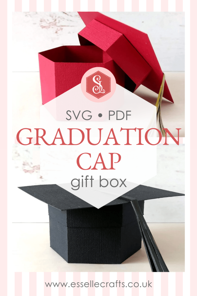 Graduation Cap Gift Box Blog Post by Esselle Crafts