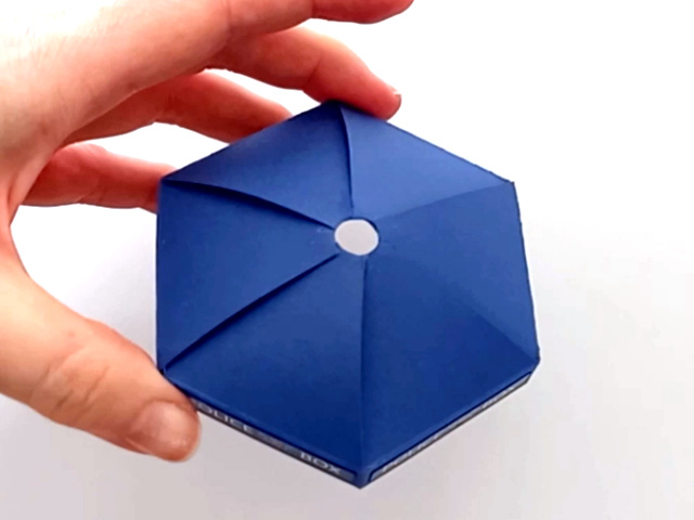 Paper Craft Police Box Teapot Box Lantern for Gift Giving