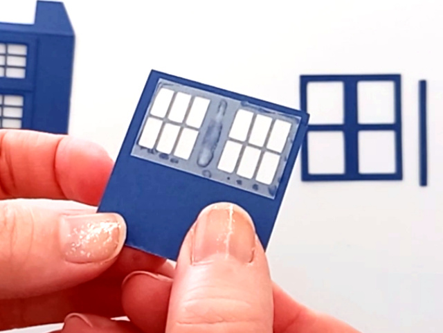 Paper Craft Police Box Teapot Box Lantern for Gift Giving