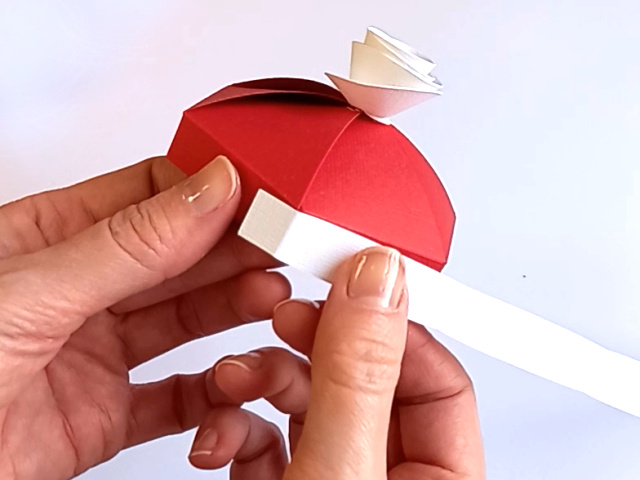 Paper Craft Santa Claus Christmas Teapot Gift Box