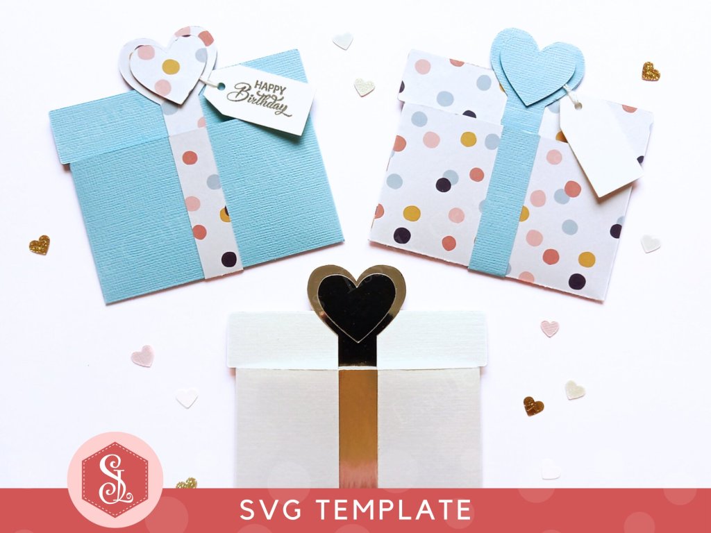 Paper Craft Present Gift Card Holder for Special Occasions