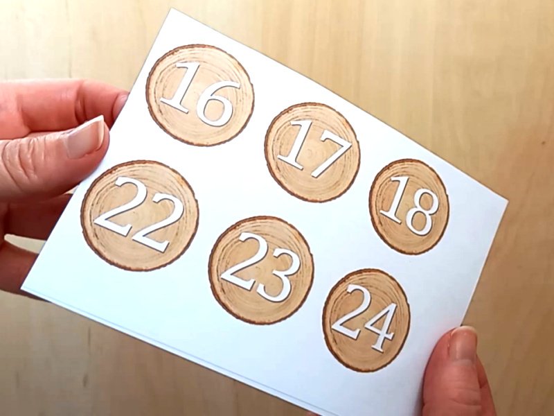 eco-friendly DIY reusable advent calendar