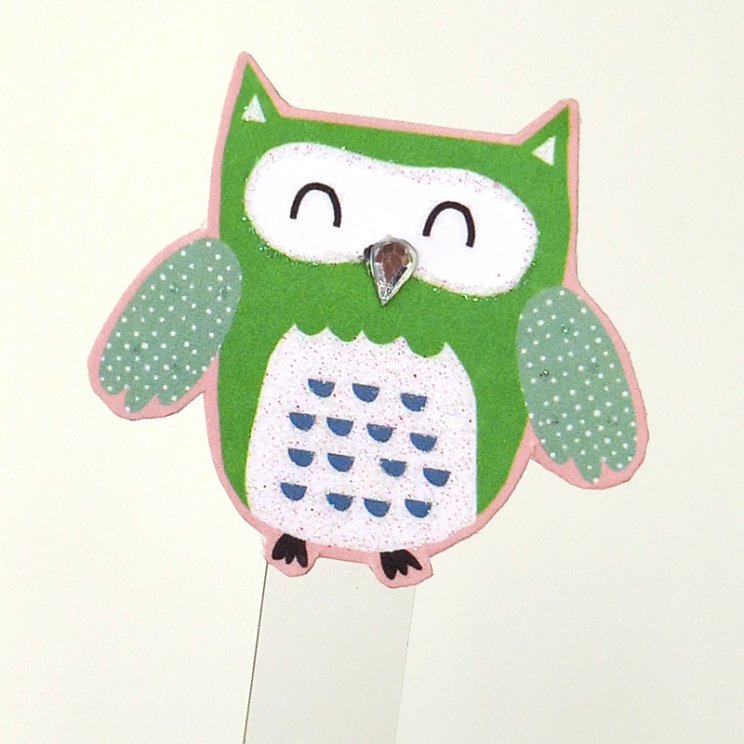 Upcycled Owl Greeting Card, 3D Pop-Up Box Card
