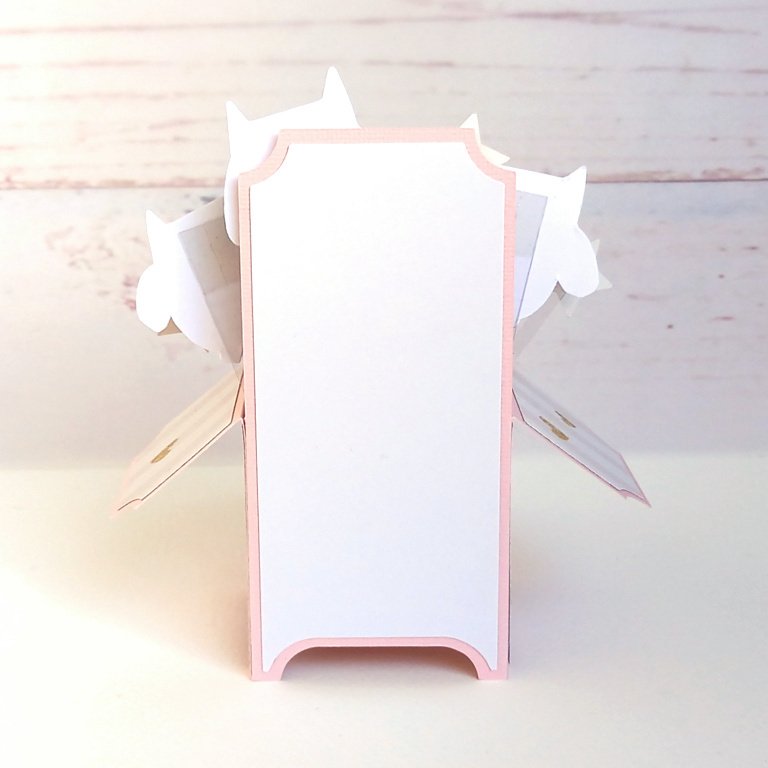 Upcycled Owl Greeting Card, 3D Pop-Up Box Card