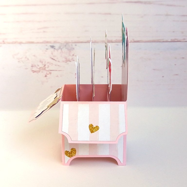 Upcycled Owl Greeting Card, 3D Pop-Up Box Card