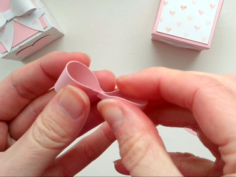 Paper Craft Heart Favour Box for Valentine's Day