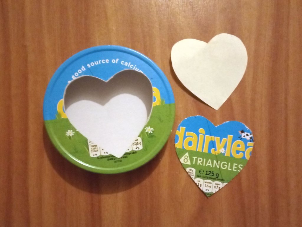 Upcycled Love Heart Gift Box for Valentine's Day