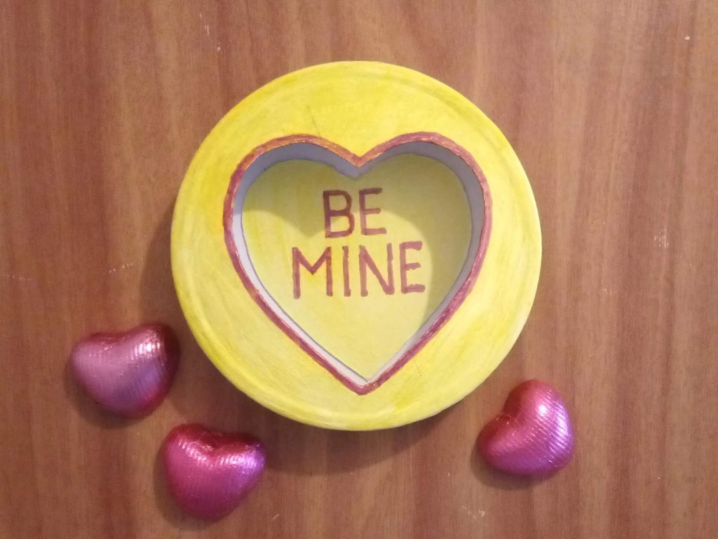 Upcycled Love Heart Gift Box for Valentine's Day