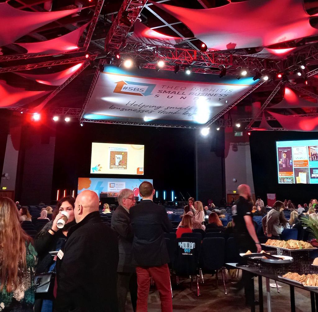 A view towards the stage at the SBS event 2025 inside the Birmingham ICC