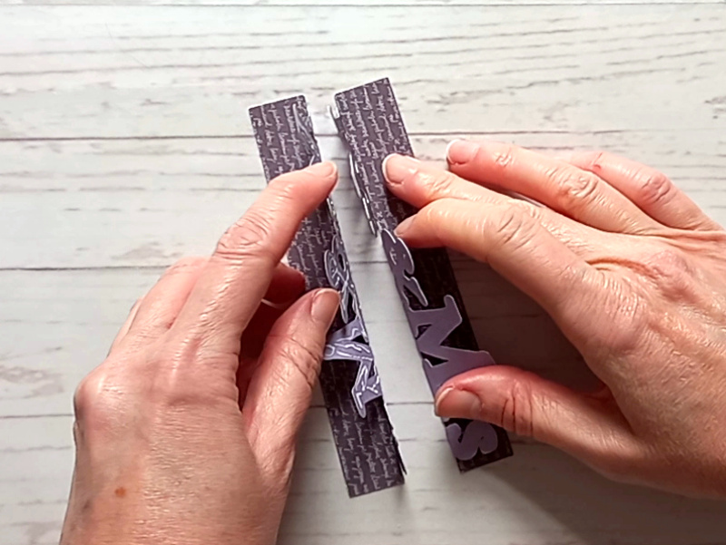 Mr and Mrs papercraft treat box svg template for wedding gift giving